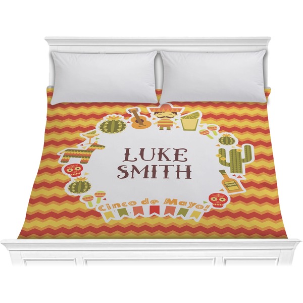 Custom Fiesta - Cinco de Mayo Comforter - King (Personalized)