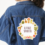 Fiesta - Cinco de Mayo Twill Iron On Patch - Custom Shape - 3XL (Personalized)