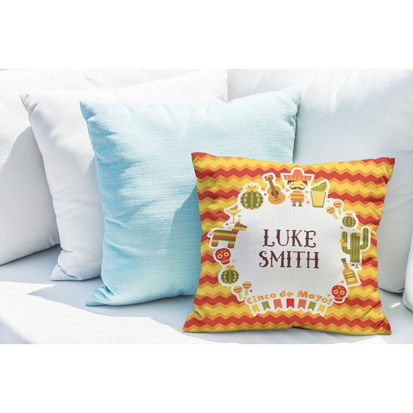 Fiesta - Cinco de Mayo Decorative Pillow Case - LIFESTYLE 2