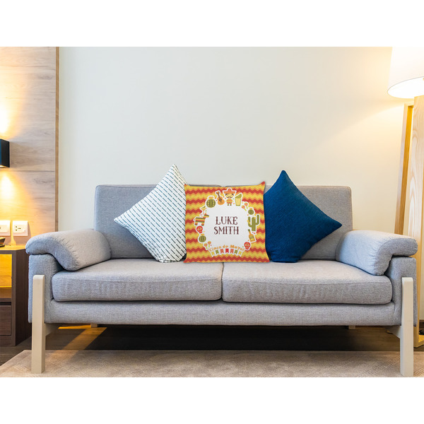 Fiesta - Cinco de Mayo Decorative Pillow Case - LIFESTYLE