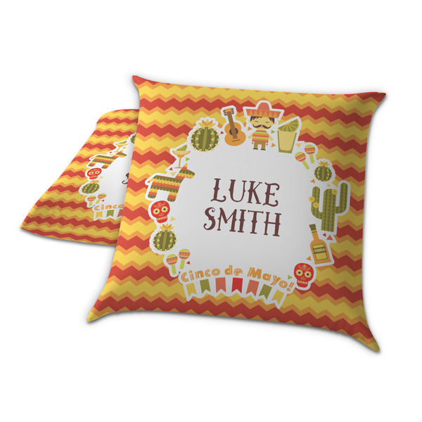 Fiesta - Cinco de Mayo Decorative Pillow Case - TWO