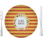 Fiesta - Cinco de Mayo 10" Glass Lunch / Dinner Plates - Single or Set (Personalized)
