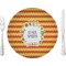 Fiesta - Cinco de Mayo 10" Glass Lunch / Dinner Plates - Single or Set (Personalized)