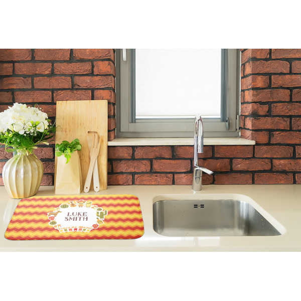 Fiesta - Cinco de Mayo Dish Drying Mat - LIFESTYLE 2