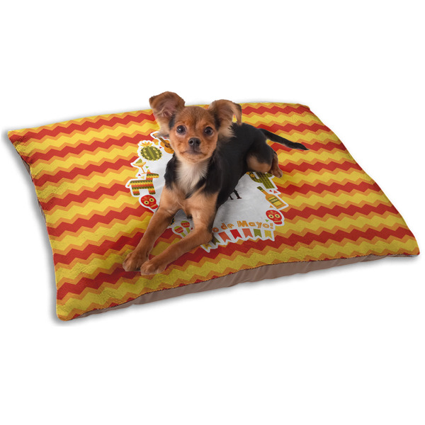 Custom Fiesta - Cinco de Mayo Dog Bed - Small w/ Name or Text