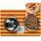 Fiesta - Cinco de Mayo Dog Food Mat - Small w/ Name or Text