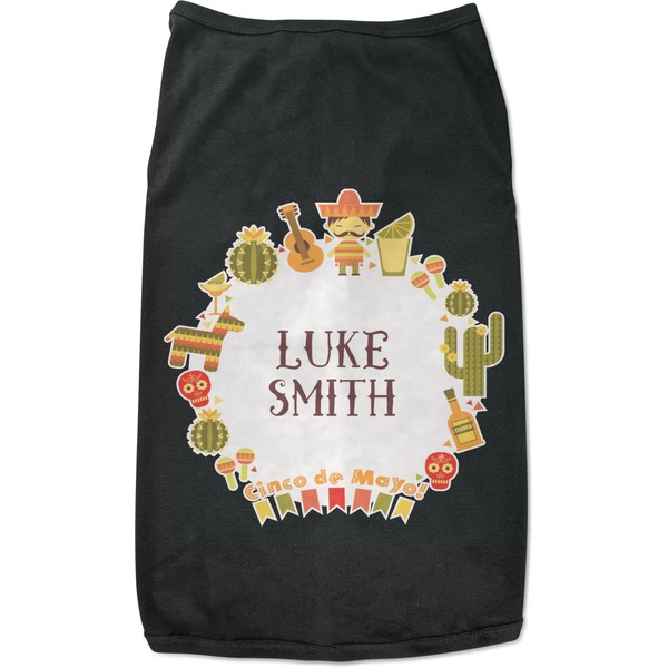 Custom Fiesta - Cinco de Mayo Black Pet Shirt (Personalized)