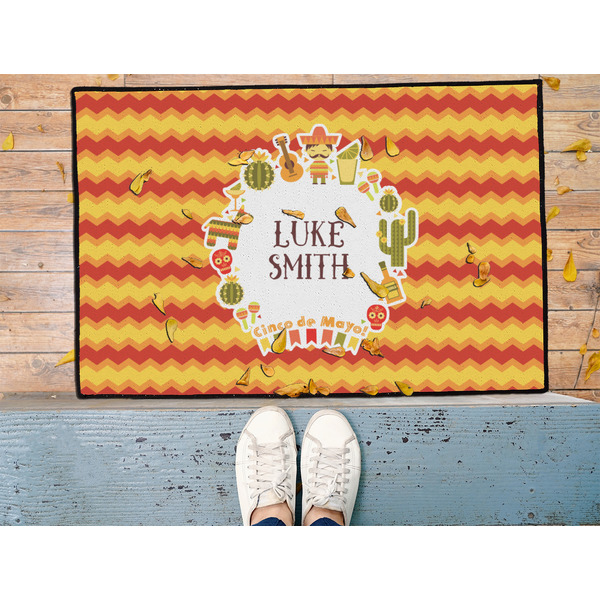 Fiesta - Cinco de Mayo Door Mat - LIFESTYLE (Med)