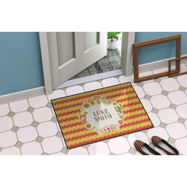Fiesta - Cinco de Mayo Door Mat Lifestyle