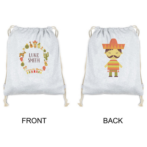 Fiesta - Cinco de Mayo Drawstring Backpacks - Sweatshirt Fleece - Double Sided - APPROVAL
