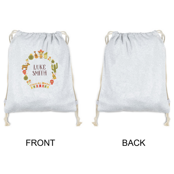 Fiesta - Cinco de Mayo Drawstring Backpacks - Sweatshirt Fleece - Single Sided - APPROVAL