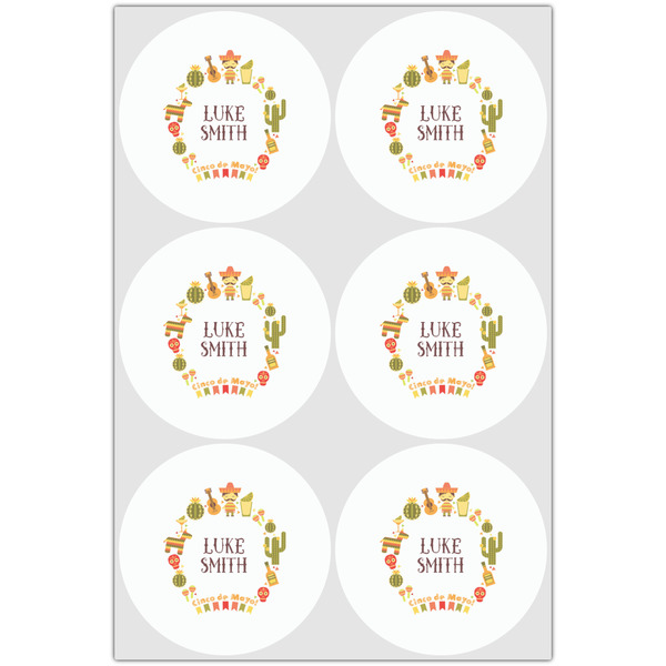 Fiesta - Cinco de Mayo Drink Topper - XLarge - Set of 6
