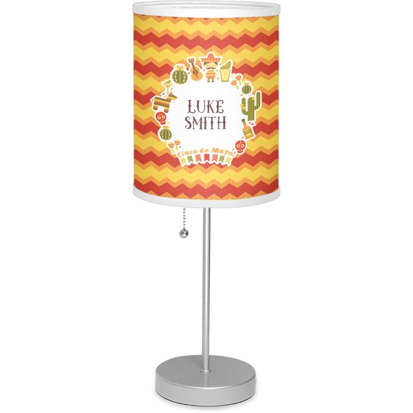Custom Fiesta - Cinco de Mayo 7" Drum Lamp with Shade (Personalized)