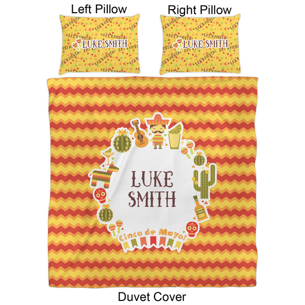 Fiesta - Cinco de Mayo Duvet Cover Set - Queen - Approval