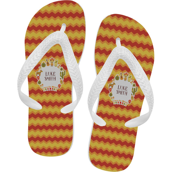 Custom Fiesta - Cinco de Mayo Flip Flops (Personalized)