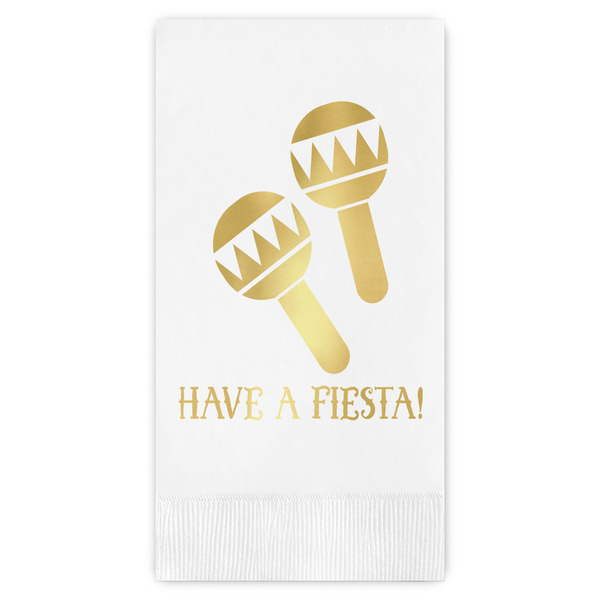 Custom Fiesta - Cinco de Mayo Guest Napkins - Foil Stamped (Personalized)