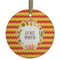 Fiesta - Cinco de Mayo Frosted Glass Ornament - Round