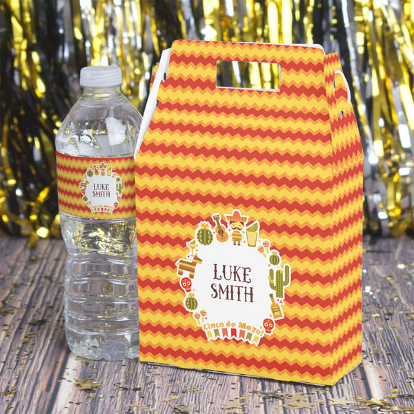Fiesta - Cinco de Mayo Gable Favor Box - In Context
