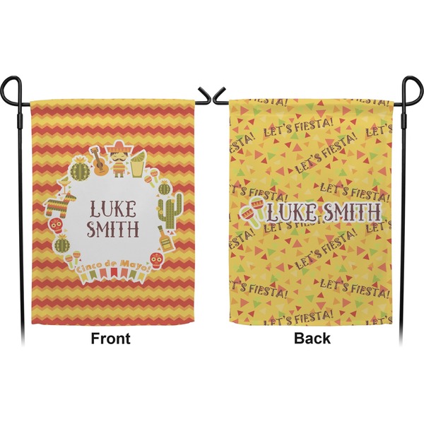 Fiesta - Cinco de Mayo Garden Flag - Double Sided Front and Back