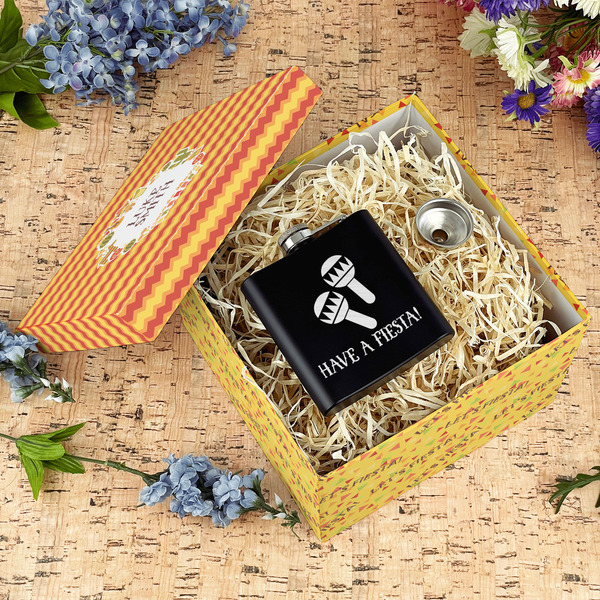 Fiesta - Cinco de Mayo Gift Boxes with Lid - Canvas Wrapped - Large - In Context