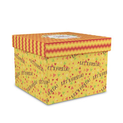 Fiesta - Cinco de Mayo Gift Box with Lid - Canvas Wrapped - Medium (Personalized)