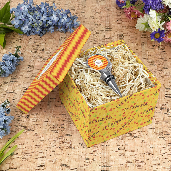 Fiesta - Cinco de Mayo Gift Boxes with Lid - Canvas Wrapped - Medium - In Context