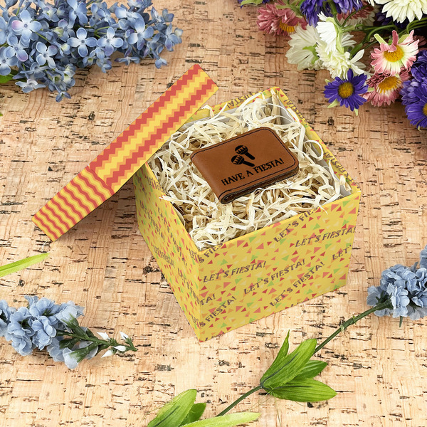 Fiesta - Cinco de Mayo Gift Boxes with Lid - Canvas Wrapped - Small - In Context