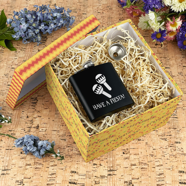Fiesta - Cinco de Mayo Gift Boxes with Lid - Canvas Wrapped - X-Large - In Context