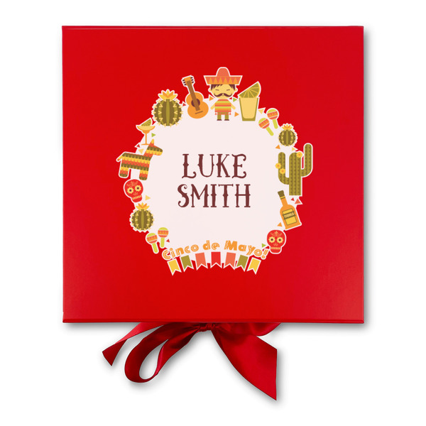Fiesta - Cinco de Mayo Gift Boxes with Magnetic Lid - Red - Approval