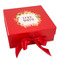 Fiesta - Cinco de Mayo Gift Boxes with Magnetic Lid - Red - Front