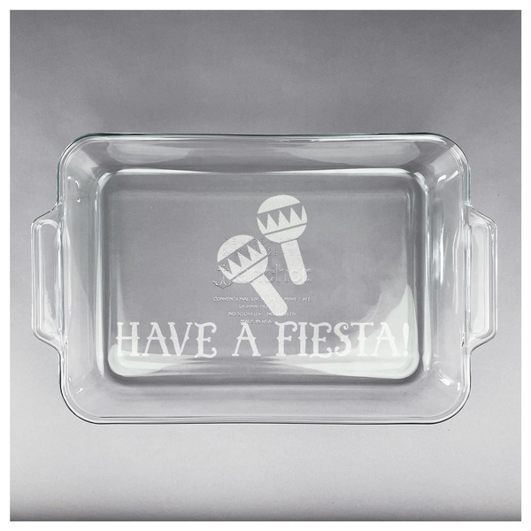 Fiesta - Cinco de Mayo Glass Baking Dish - APPROVAL (13x9)