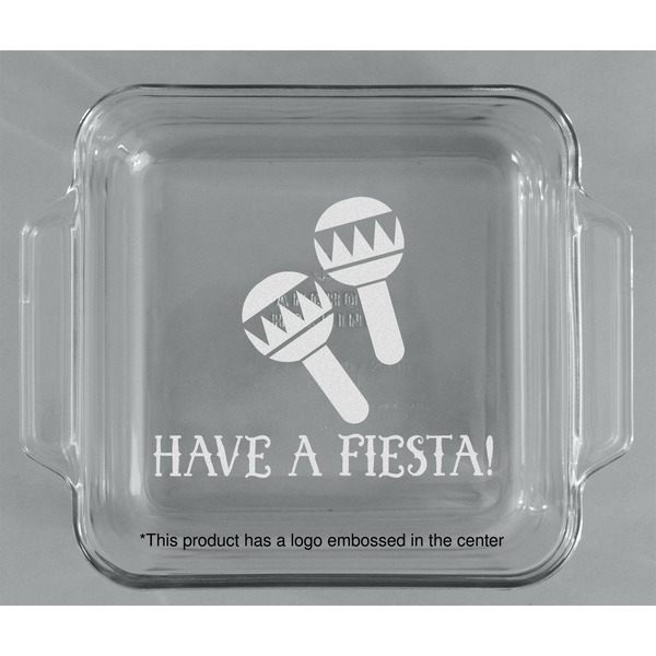 Fiesta - Cinco de Mayo Glass Cake Dish - APPROVAL (8x8)