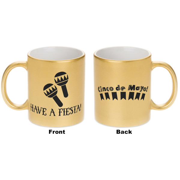 Fiesta - Cinco de Mayo Gold Mug - Apvl