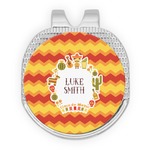 Fiesta - Cinco de Mayo Golf Ball Marker - Hat Clip - Silver