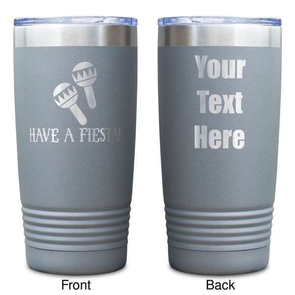 Fiesta - Cinco de Mayo Gray Polar Camel Tumbler - 20oz - Double Sided - Approval