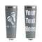 Fiesta - Cinco de Mayo Grey RTIC Everyday Tumbler - 28 oz. - Front and Back