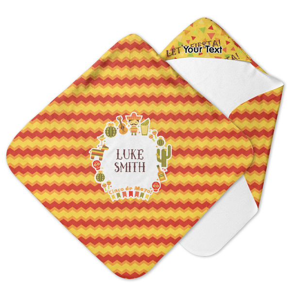 Custom Fiesta - Cinco de Mayo Hooded Baby Towel (Personalized)