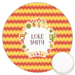 Fiesta - Cinco de Mayo Printed Cookie Topper - 3.25" (Personalized)