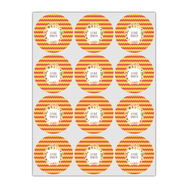 Fiesta - Cinco de Mayo Icing Circle - Small - Set of 12