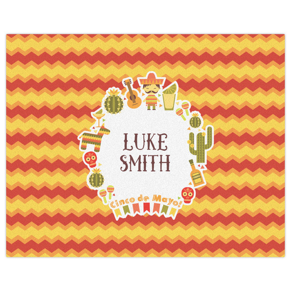 Fiesta - Cinco de Mayo Indoor / Outdoor Rug - 8'x10' - Front Flat