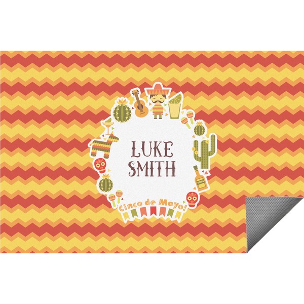 Custom Fiesta - Cinco de Mayo Indoor / Outdoor Rug - 3'x5' (Personalized)