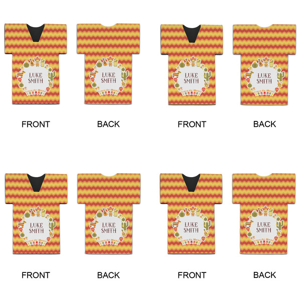 Fiesta - Cinco de Mayo Jersey Bottle Cooler - Set of 4 - APPROVAL