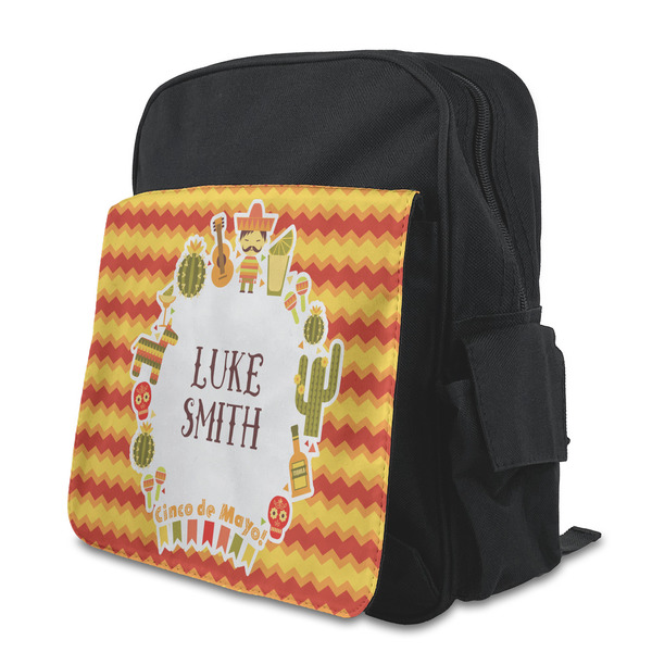Custom Fiesta - Cinco de Mayo Preschool Backpack (Personalized)