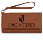 Fiesta - Cinco de Mayo Ladies Leatherette Wallet - Laser Engraved - Rawhide (Personalized)