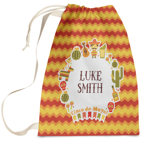 Custom Fiesta - Cinco de Mayo Laundry Bag - Large (Personalized)