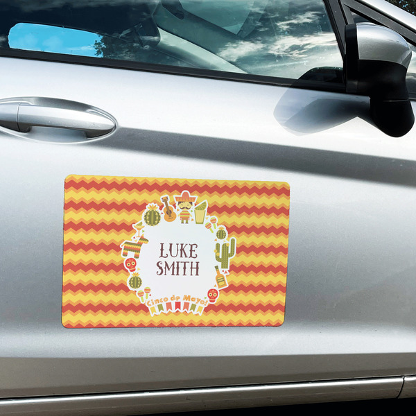 Fiesta - Cinco de Mayo Large Rectangle Car Magnets- In Context