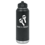 Fiesta - Cinco de Mayo Water Bottle - Laser Engraved - Front (Personalized)