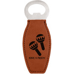 Fiesta - Cinco de Mayo Leatherette Bottle Opener (Personalized)
