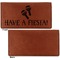 Fiesta - Cinco de Mayo Leather Checkbook Holder Front and Back Single Sided - Apvl