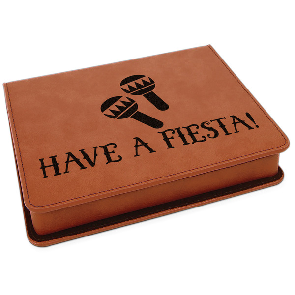 Custom Fiesta - Cinco de Mayo Leatherette 4-Piece Wine Tool Set (Personalized)